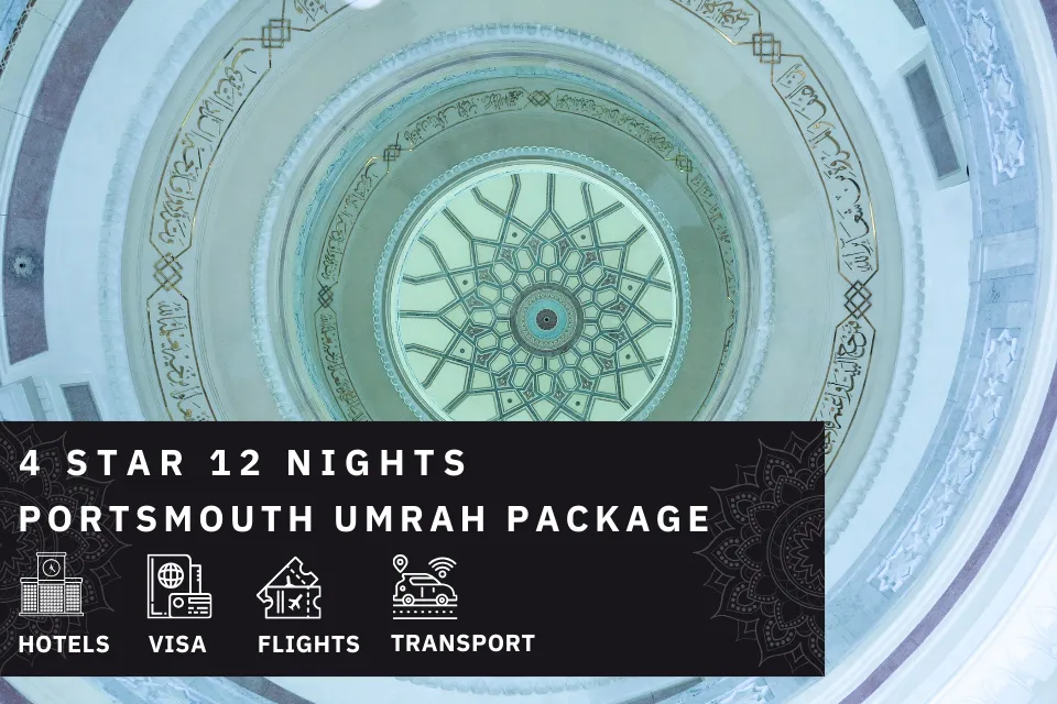 12 Nights 4 Star portsmouth Umrah Package