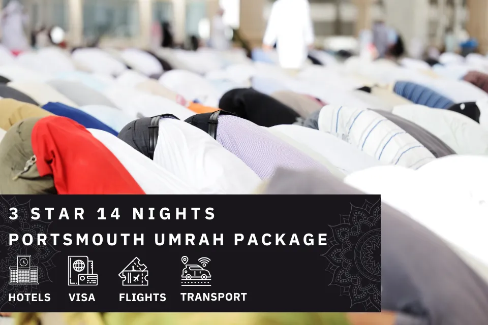 14 Nights 3 Star portsmouth Umrah Package