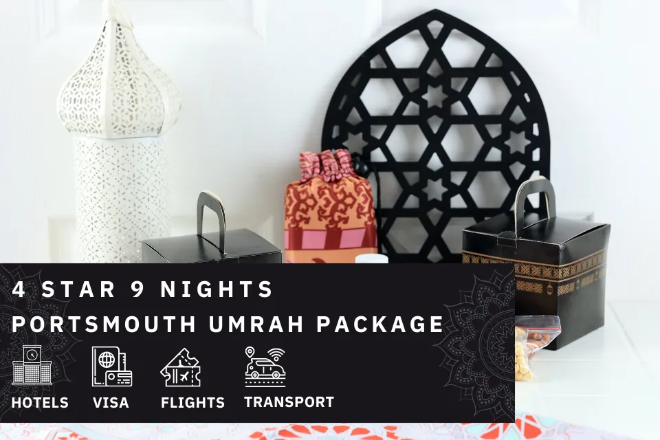 9 Nights 4 Star portsmouth Umrah Package